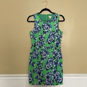 J. Crew Floral Sleeveless Dress Size 2